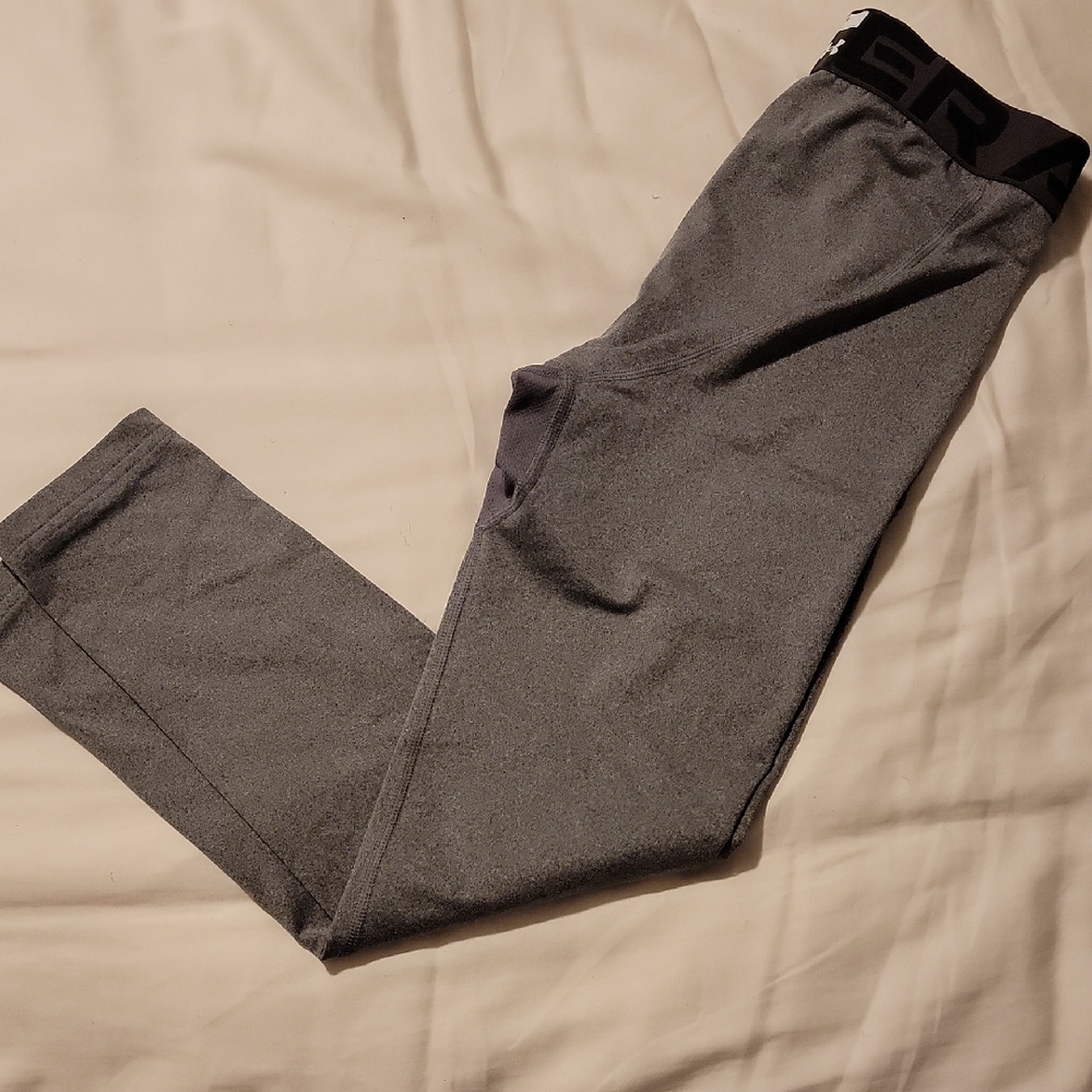 Under Armour Youth Dark Gray Cold Gear Pants